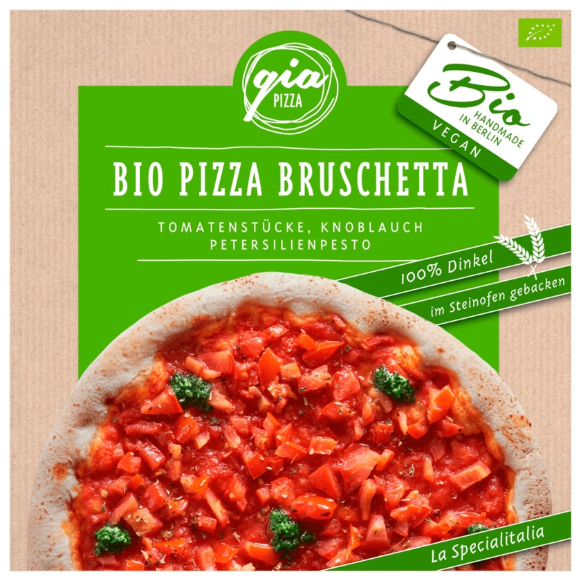 GiaPIZZA Bio Pizza Bruschetta Vegan 320g